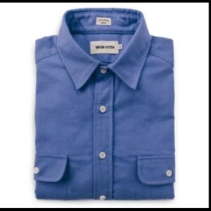 Taylor Stitch - The Yosemite Shirt in Wild Lupine, size: M - 40